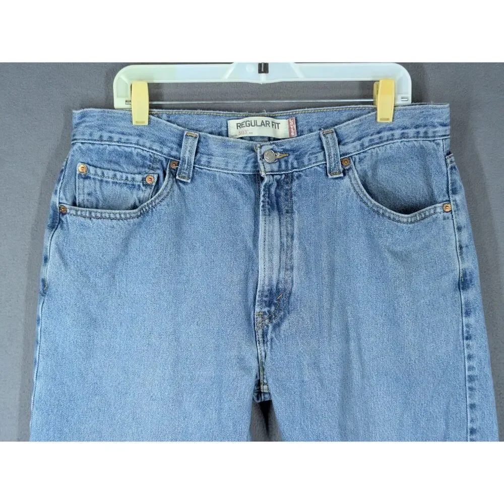 2009 Levi's 505 Jeans Mens 36x30 Regular Fit Straight Leg